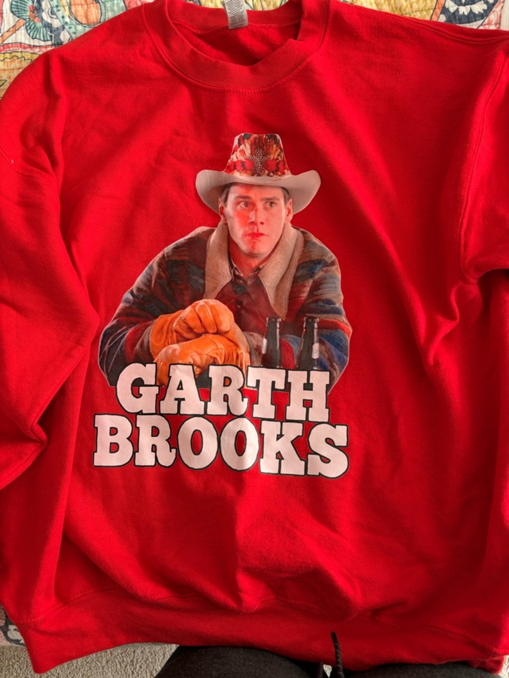 Gildan Red Heavy Blend Crewneck Sweatshirt